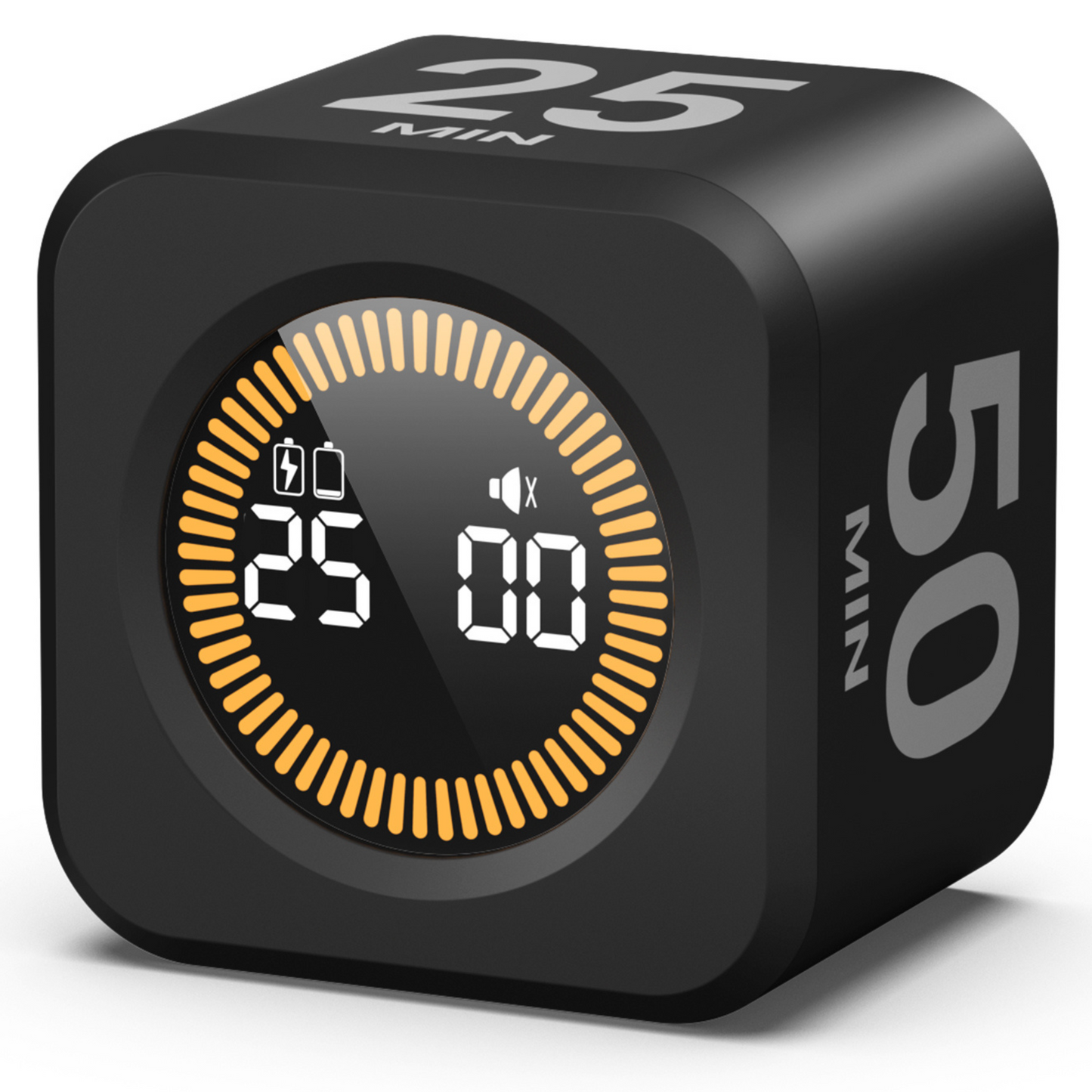 Visual Pomodoro Cube, 5/10/25/50 Min Countdown