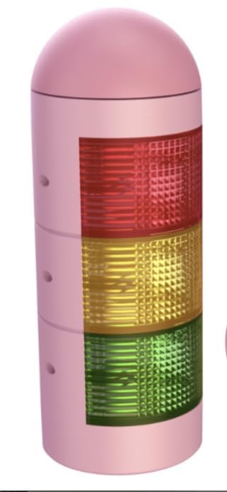 Kadams Visual Timer for Kids with Audio Alarm - Digital Timer for Classroom Teachers Toddler Productivity Time Management Tool Traffic Light Timer 24hr Countdown Press Pause Special Education Silver