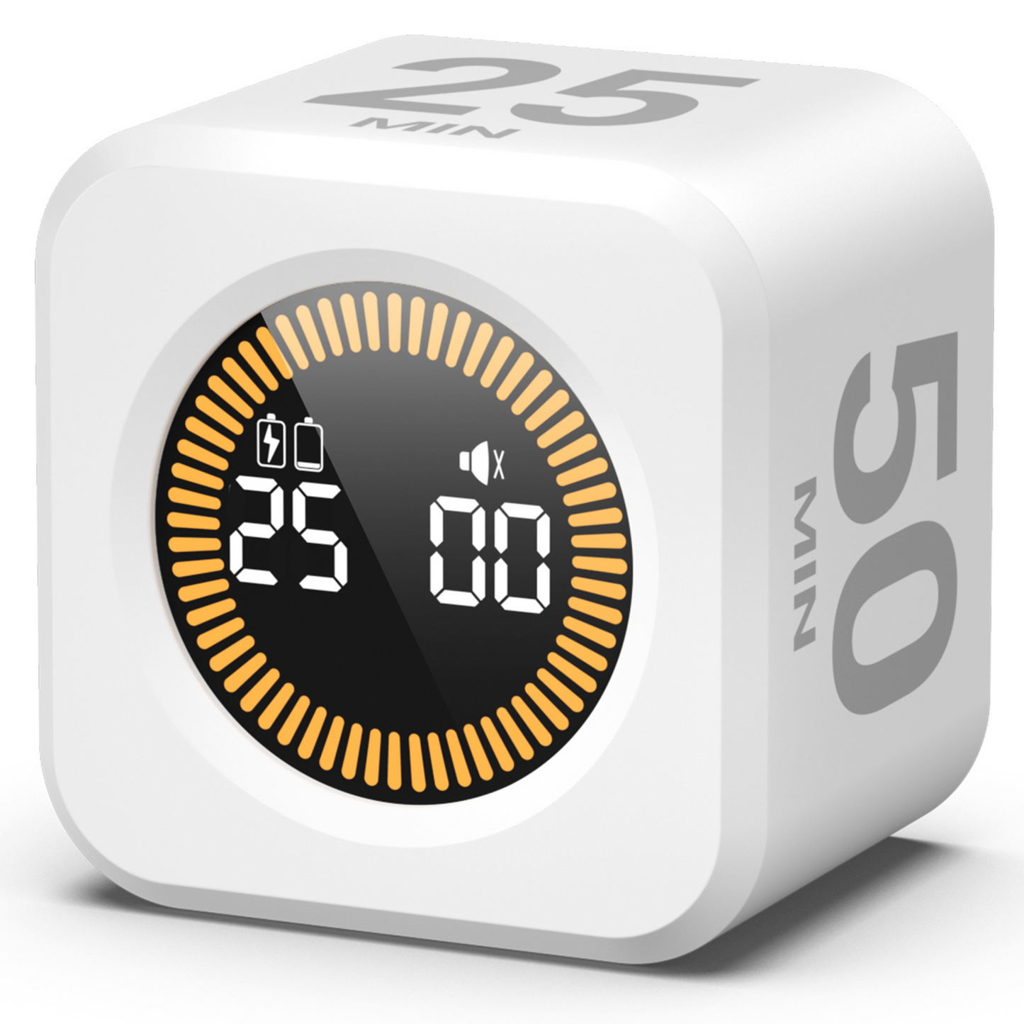 Visual Pomodoro Cube, 5/10/25/50 Min Countdown