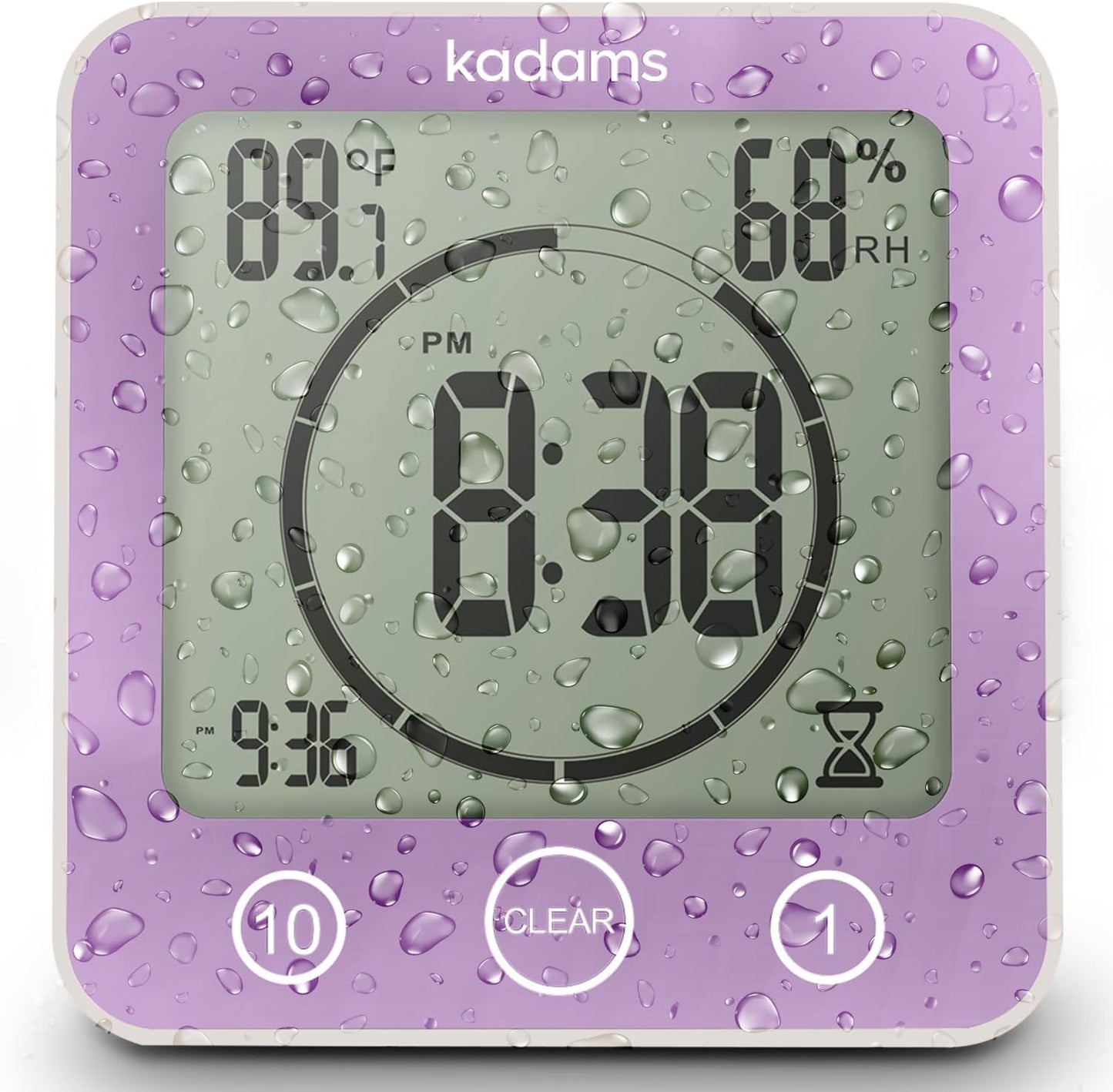 Shower Clock Timer - Waterproof
