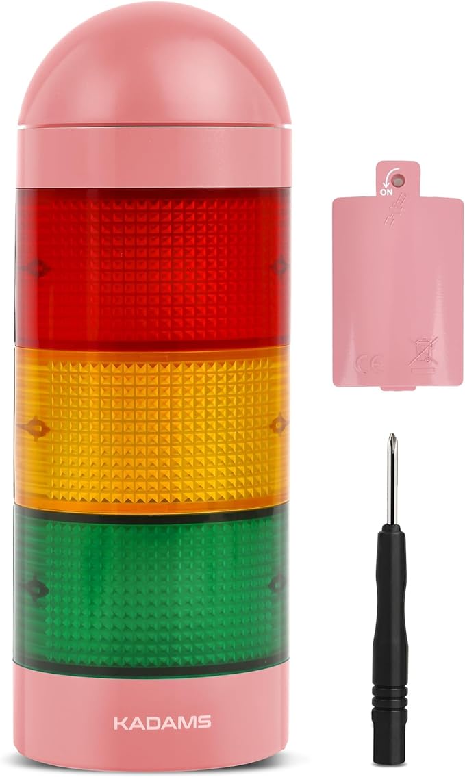 Visual Timer for Kids - Pre-Alarm Stoplight Countdown Timer