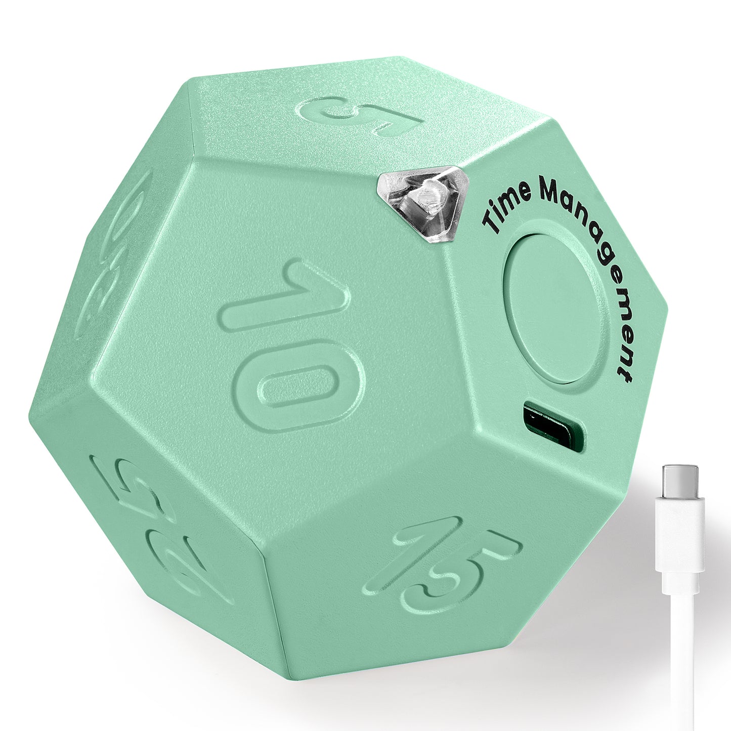 Cube Timer Rotating Productivity Timer - Rechargeable