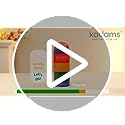 Kadams Visual Timer for Kids with Audio Alarm - Digital Timer for Classroom Teachers Toddler Productivity Time Management Tool Traffic Light Timer 24hr Countdown Press Pause Special Education Silver