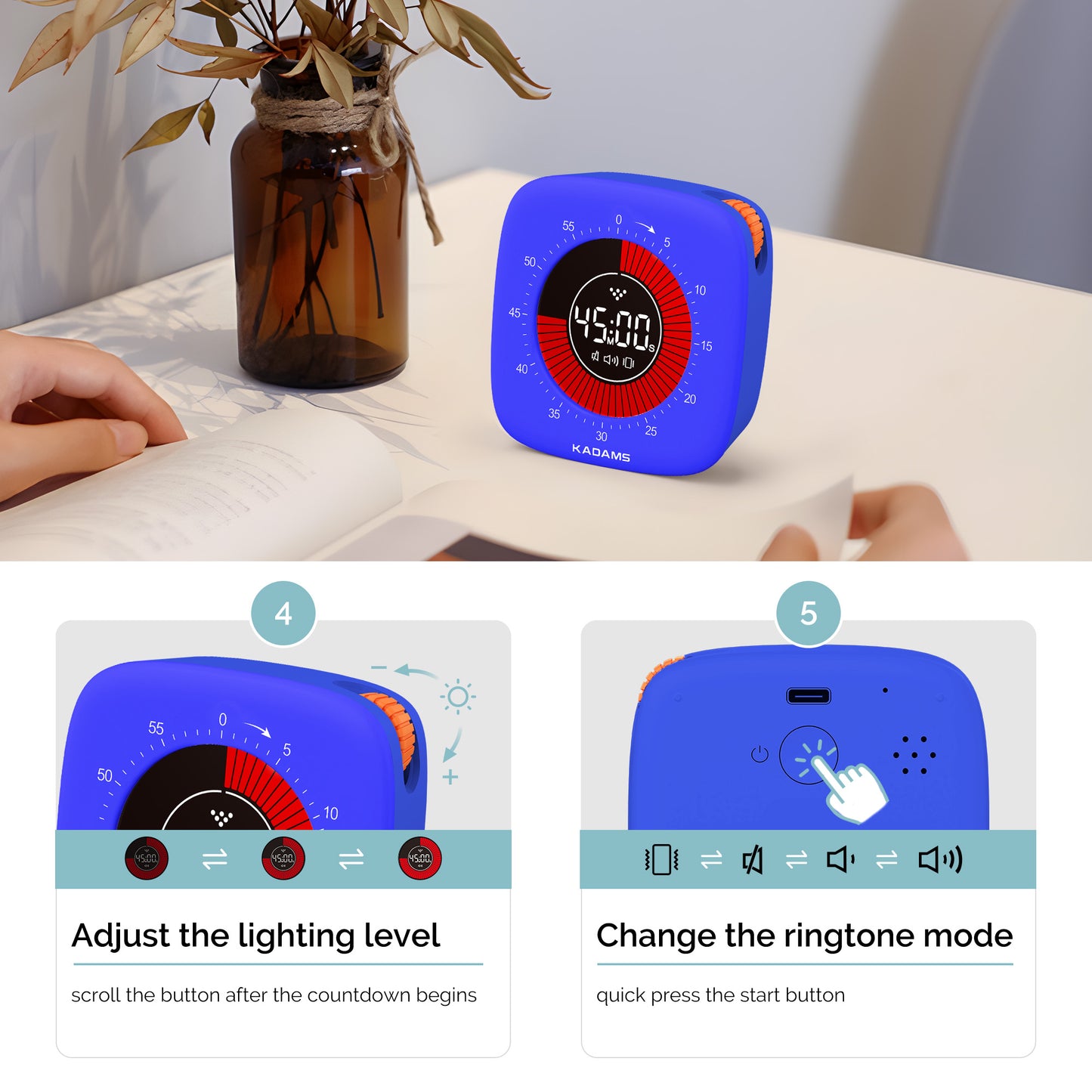 Visual Timer for Kids Classroom Countdown Timer