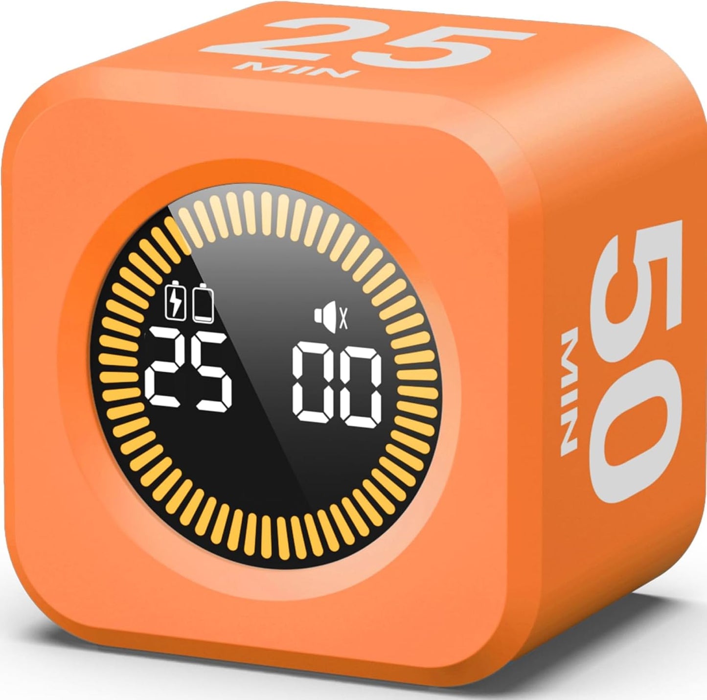 Visual Pomodoro Cube, 5/10/25/50 Min Countdown