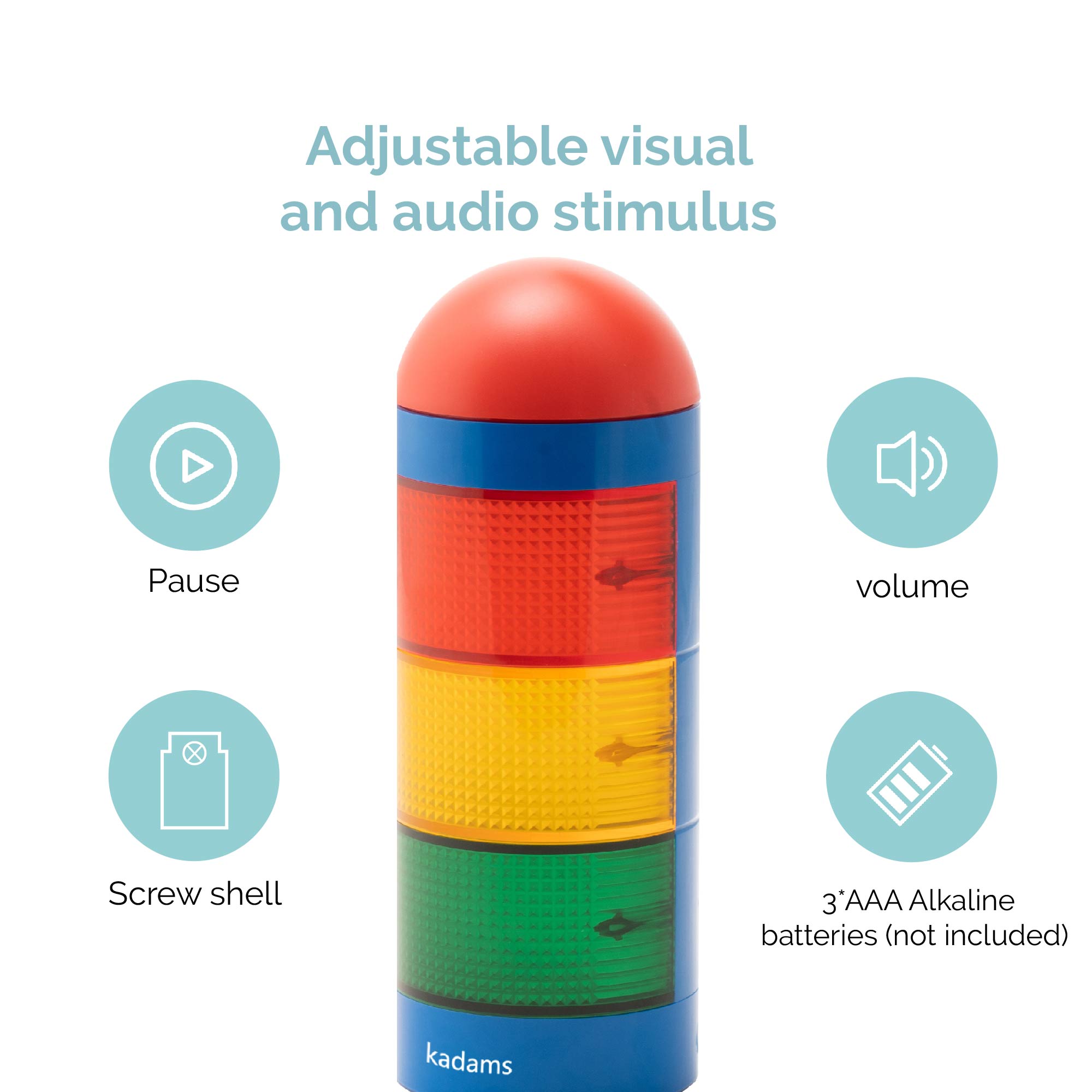 Visual Timer for Kids - Pre-Alarm Stoplight Countdown Timer ...