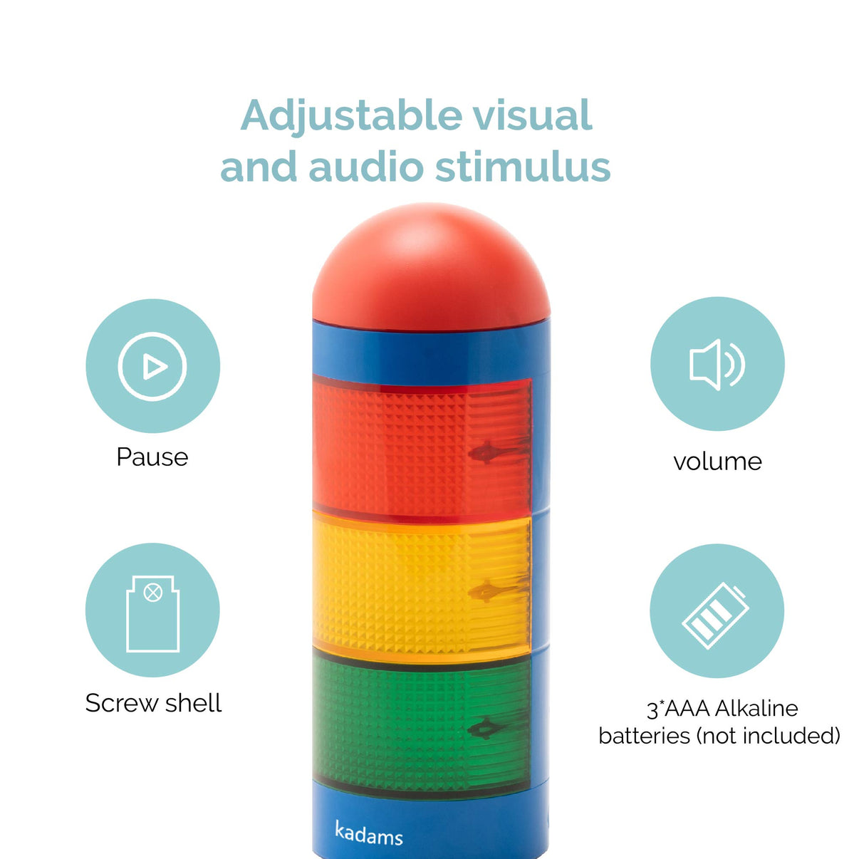 Visual Timer for Kids - Pre-Alarm Stoplight Countdown Timer ...